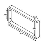 Chatsworth Products 11563 Large Horizontal Cable Ring